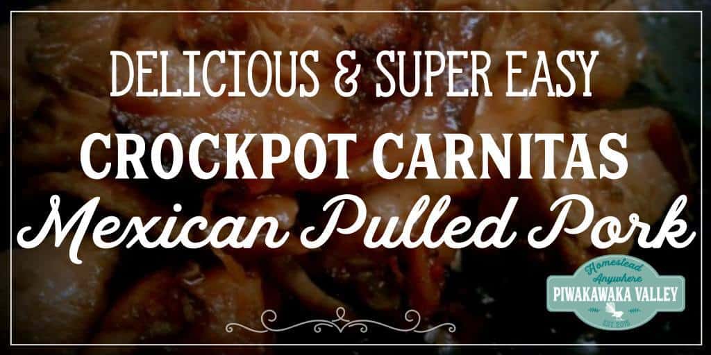 Super Easy Pork (or Chicken) Carnitas in the Crockpot